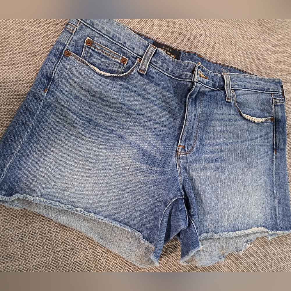 J. Crew denim shorts in size 32.